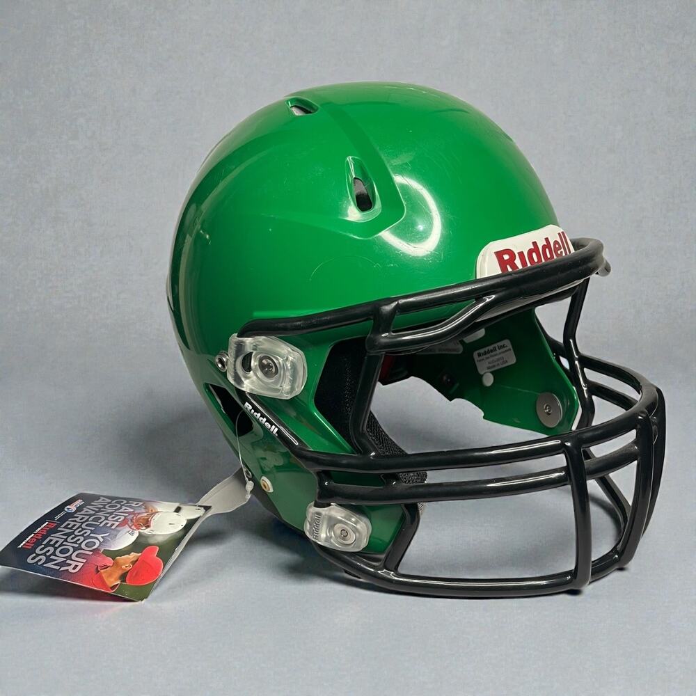 Riddell 360 Youth Football Helmet Medium Green w/ Facemask